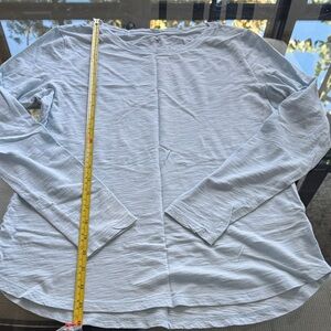 Old Navy Women's Light Blue Long Sleeve Top